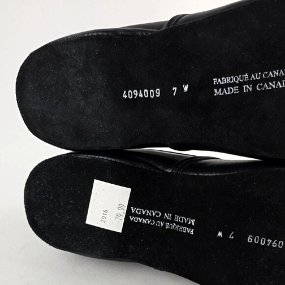 Zero Stress Men's Black Matt Lightweight Slip-On Loafers Rounded Toe Size 7W - Picture 10 of 13